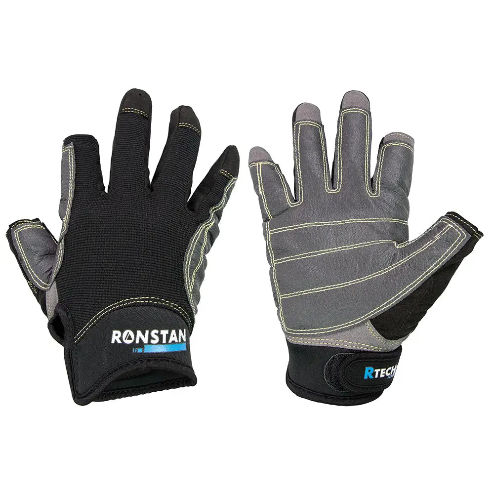 Ronstan Sticky Race Gloves - 3-Finger - Black - XS [CL740XS] - Accessories