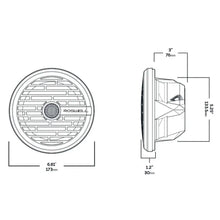 Roswell R1 6.5 Marine Speakers - Black - 80W RMS 160W Peak Power [C920-1601] - Speakers
