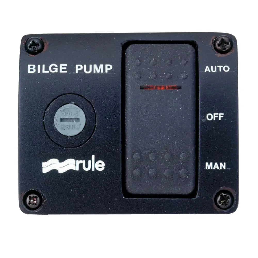 Rule Deluxe 3-Way Lighted Rocker Panel Switch [43] - Bilge Pumps