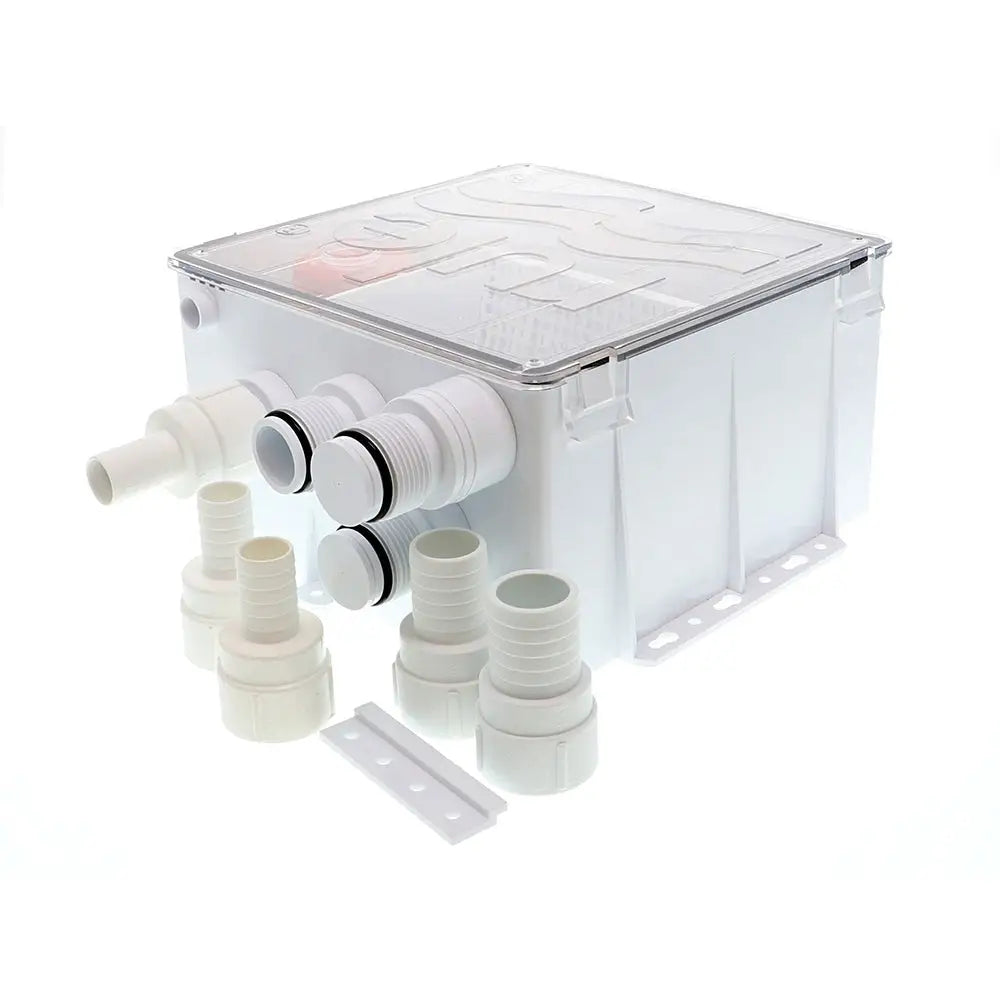 Rule Shower Drain Box w/800 GPH Pump - 12V [98B] - Marine Sanitation