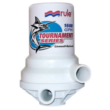 Rule Tournament Series 1600 GPH Livewell Pump Dual Port [209FDP] - Livewell Pumps