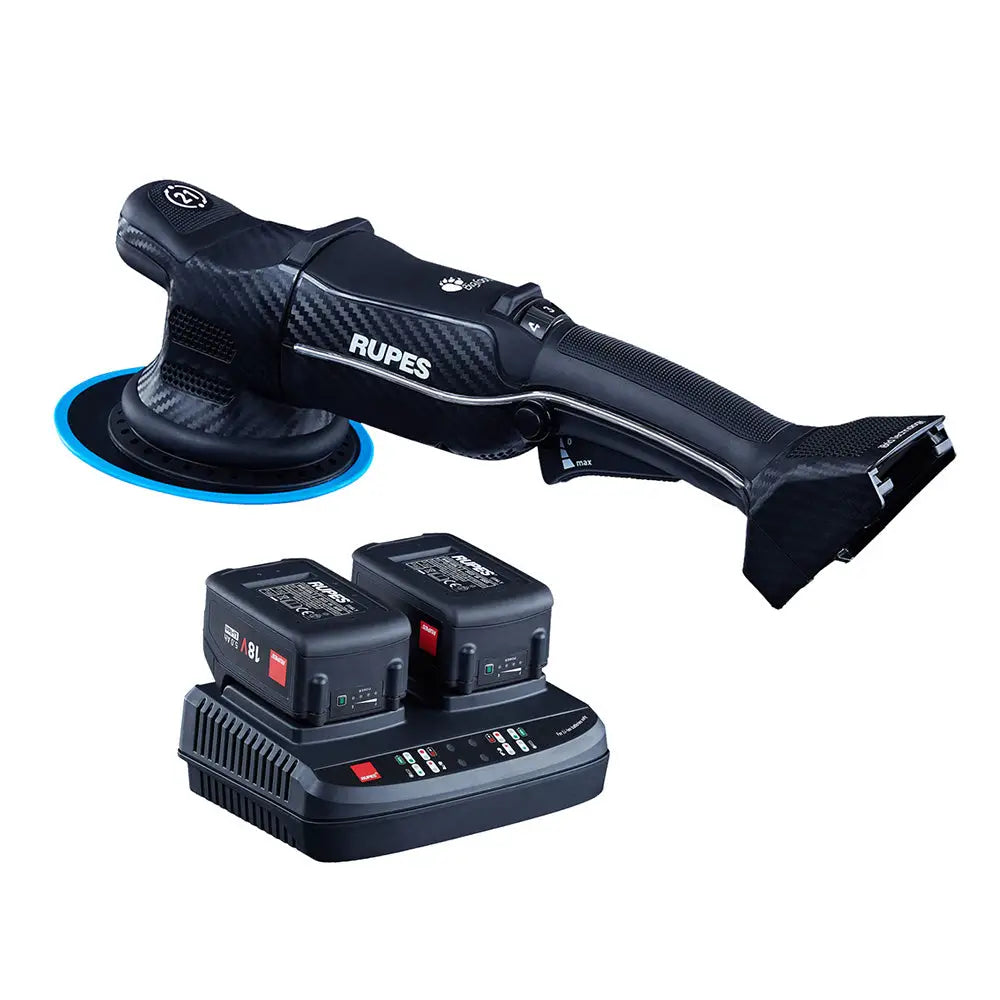 RUPES Random Orbital Polisher Bigfoot HLR21 iBrid Tool Plus Charger 2-Batteries [HLR21/CB2/STD] - Cleaning