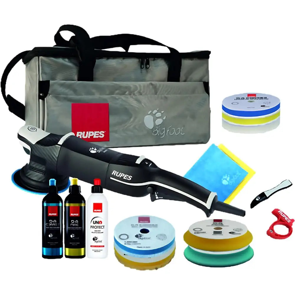 RUPES Random Orbital Polisher Bigfoot LHR15 Mark V Complete Kit [LHR15V/US/CMP] - Cleaning