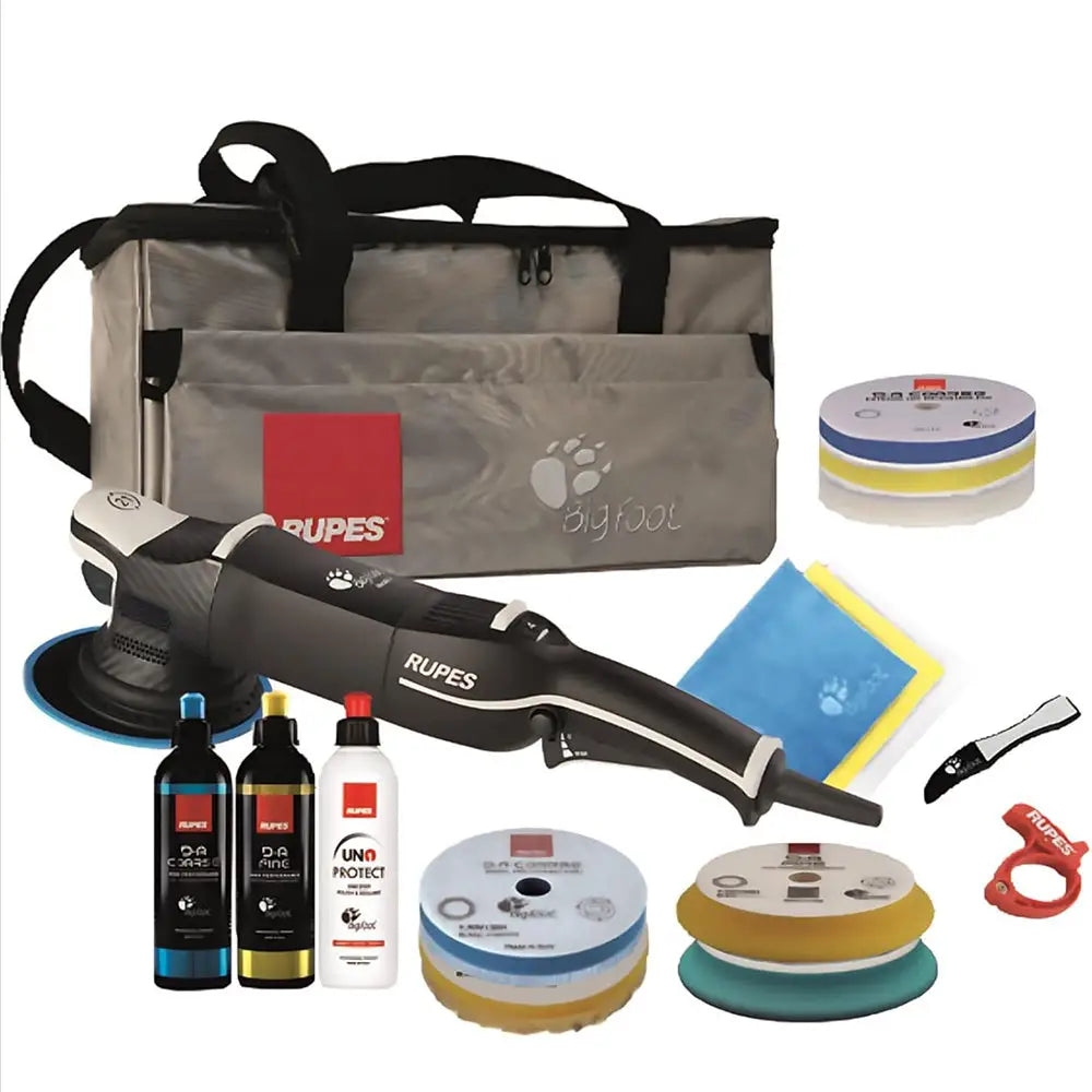 RUPES Random Orbital Polisher Bigfoot LHR21 Mark V Complete Kit [LHR21V/US/CMP] - Cleaning