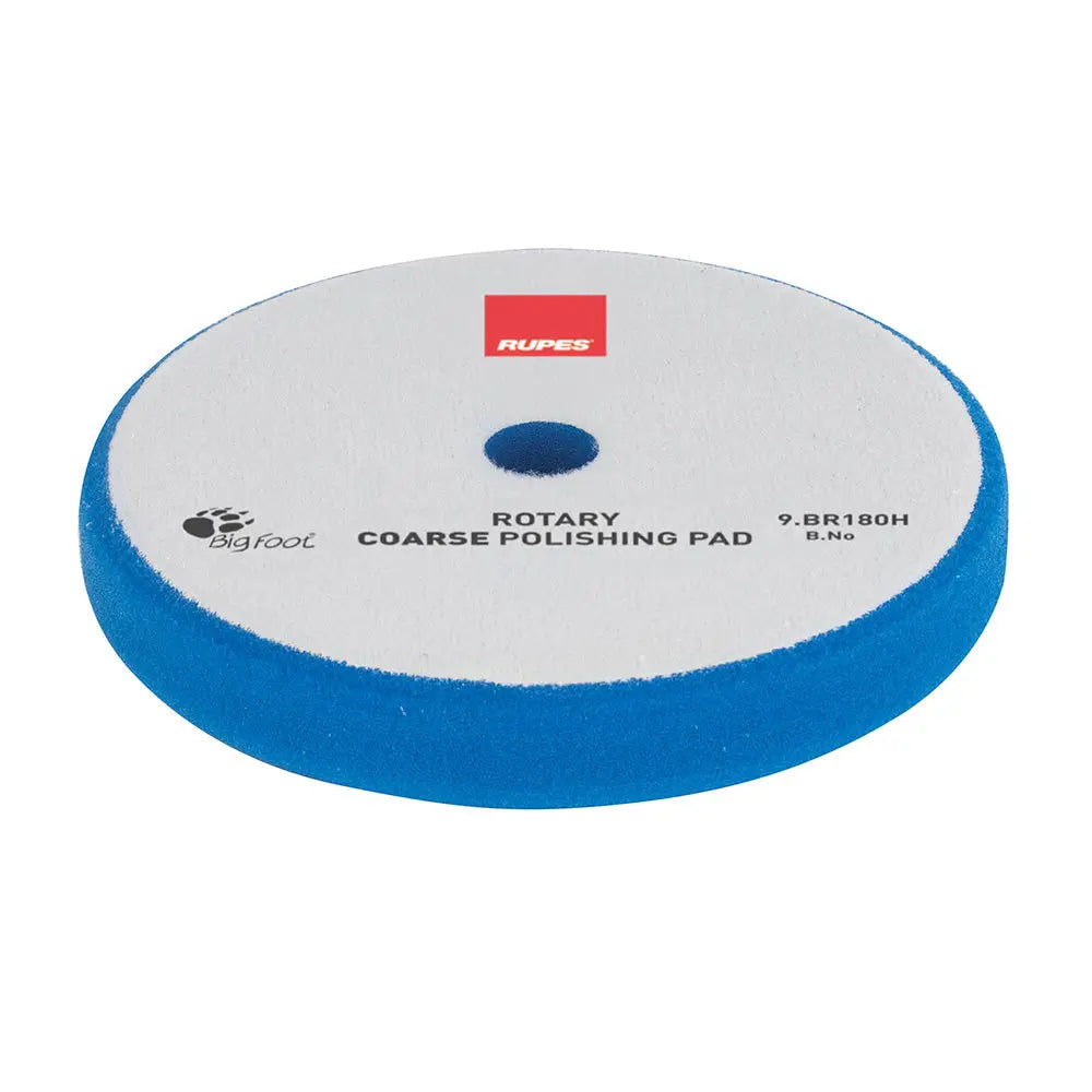 RUPES Rotary Coarse Polishing Foam Pad 155/160mm - Blue [9.BR180H] - Cleaning