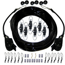 Rupp Triple Rigging Kit W/Lok-Ups Nok-Outs - 460’ Black Mono Cord [CA-0160-MO] - Outrigger Accessories