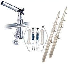 Rupp Z-30 Top Gun Outrigger Kit w/18’ Poles & Complete Single Line Rigging Kit w/Klickers Release Clips [Z30-TPGN-18T]