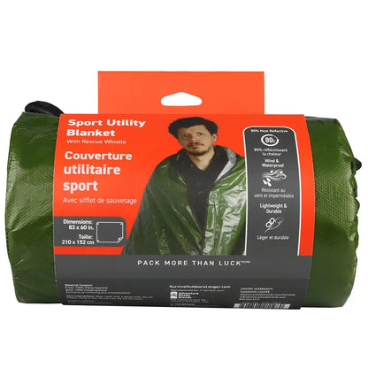 S.O.L. Survive Outdoor Longer Sport Utility Blanket [0140 1198] Accessories