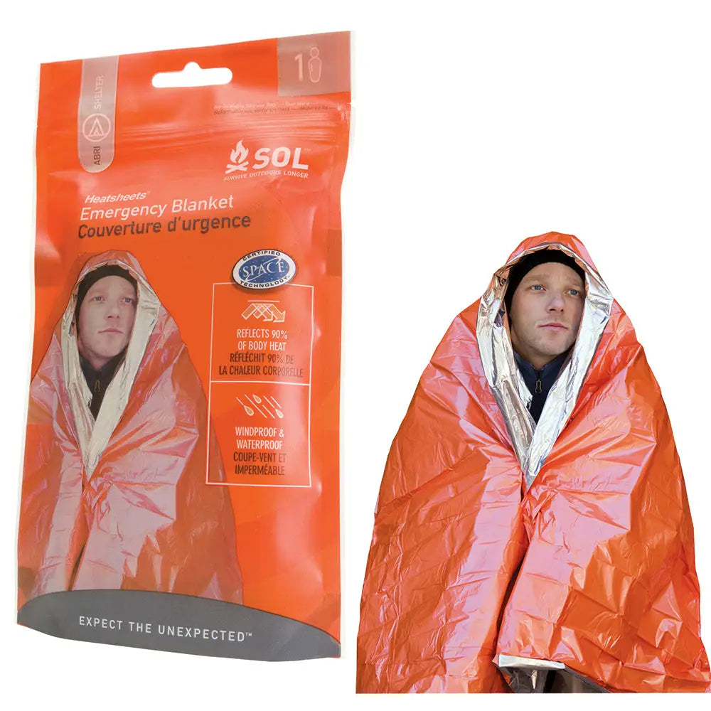 S.O.L. Survive Outdoors Longer Emergency Blanket [0140 1222] Accessories
