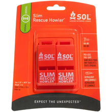 S.O.L. Survive Outdoors Longer Rescue Howler Whistle 2 Pack [0140 0010] Accessories