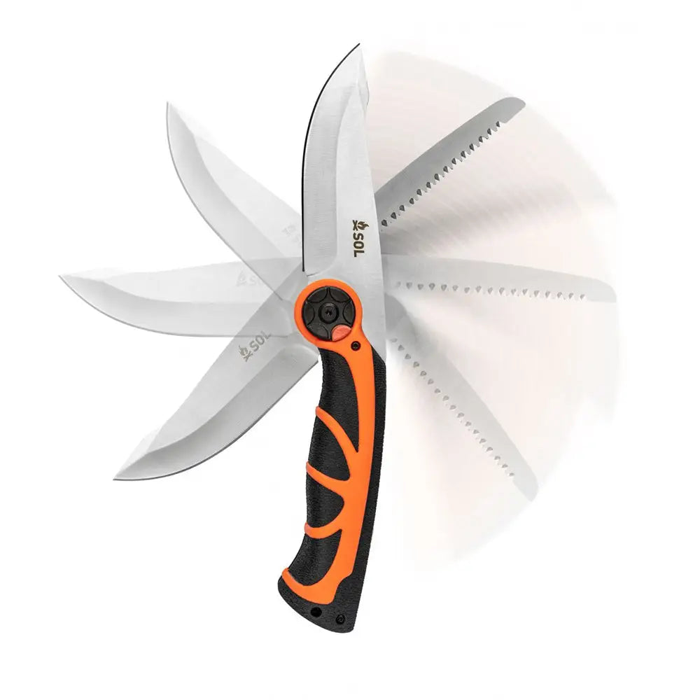S.O.L. Survive Outdoors Longer Stoke Pivot Knife Saw [0140 1018] Knives