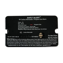 Safe-T-Alert 45-Series Combo Carbon Monoxide Propane Alarm Surface Mount - Black [45-741-BL] - Fume Detectors