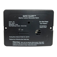 Safe-T-Alert 62 Series Carbon Monoxide Alarm - 24V Flush Mount - Black w/Relay [62-542-R-BL-24V] - Fume Detectors