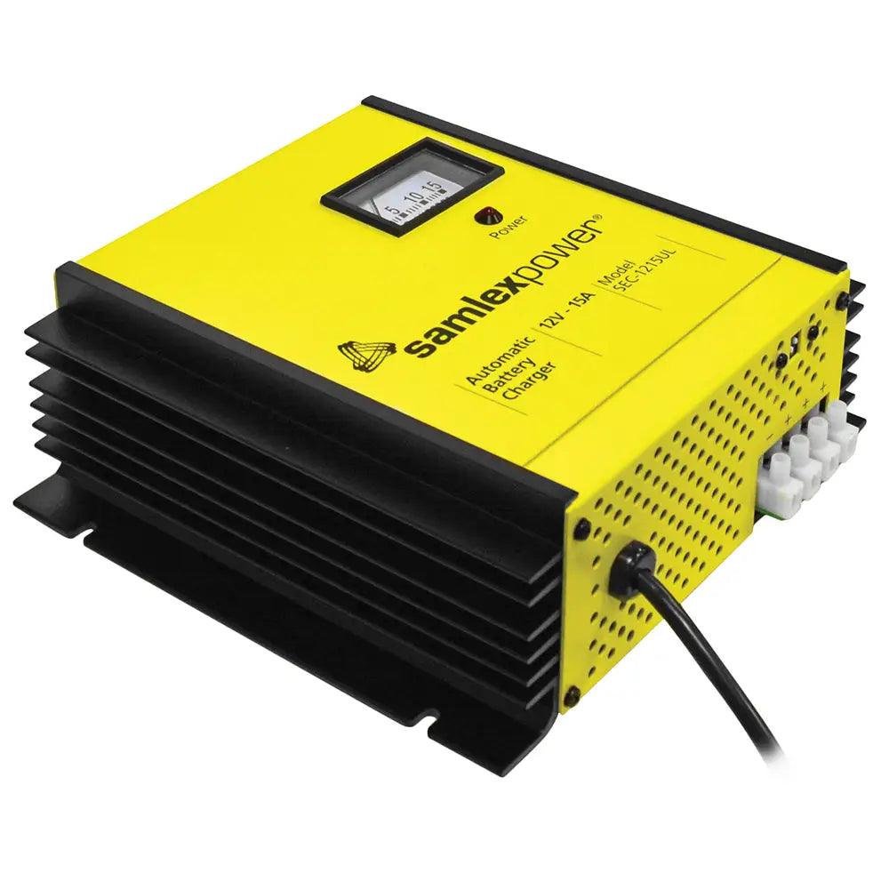 Samlex 15A Battery Charger - 12V - 3-Bank - 3-Stage w/Dip Switch Lugs [SEC-1215UL] - Battery Chargers