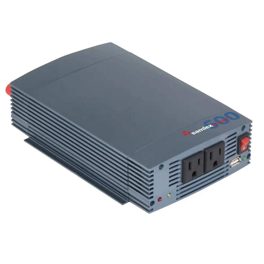 Samlex 600W Pure Sine Wave Inverter - 12V w/USB Charging Port [SSW-600-12A] - Inverters