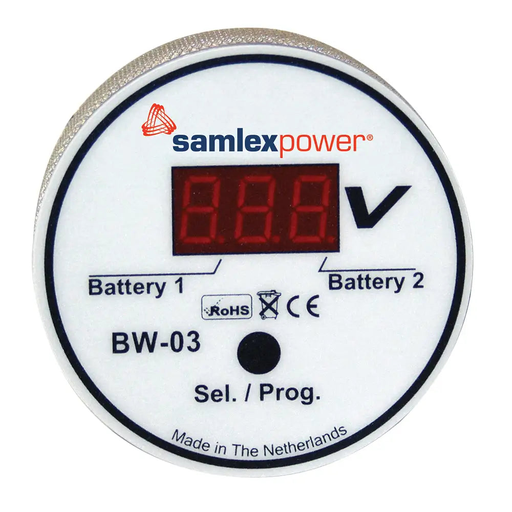 Samlex Dual Battery Monitor - 12V or 24V - Auto Detection [BW-03] - Meters & Monitoring
