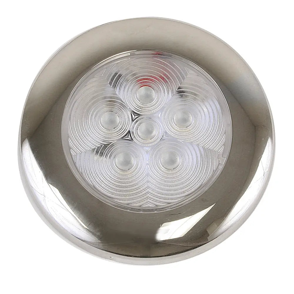 Scandvik B3 Downlight Surface Mount - Blue - SS Trim - IP67 - 12/24V [41321P] - Dome/Down Lights