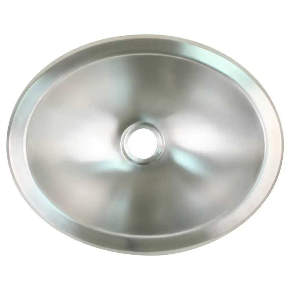 Scandvik Brushed SS Oval Sink - 13.25’’ x 10.5’’ [10281] - Accessories