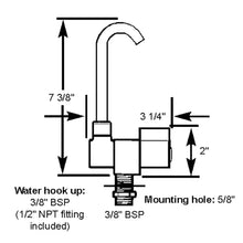 Scandvik Ceramic Family Tap w/Folding Spout - Chrome Finish [10180P] - Accessories