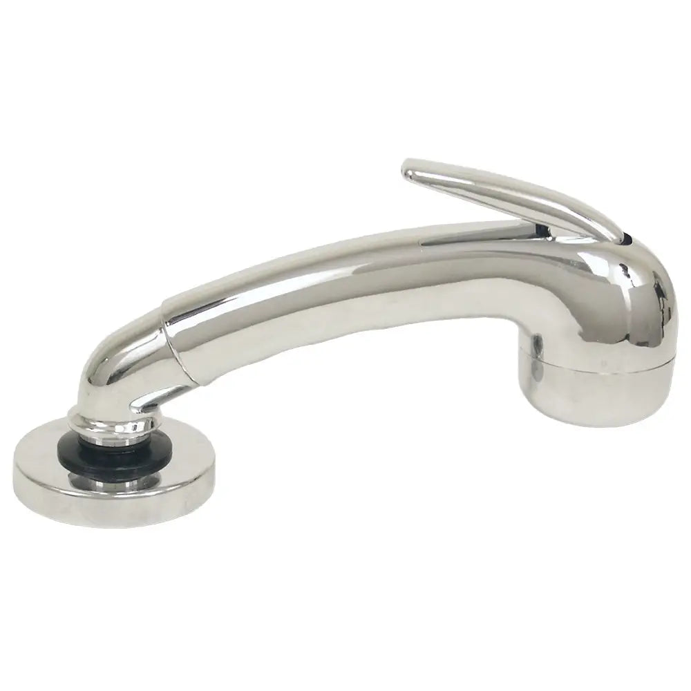 Scandvik Chrome Euro Sprayer w/6’ Black Nylon Hose [14041] - Accessories