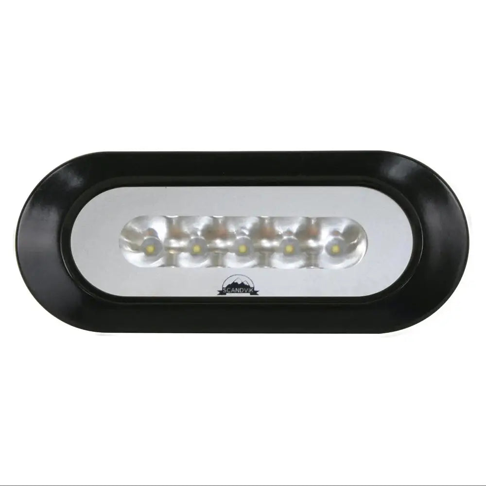 Scandvik Flush Mount Spreader Light - Black [41356P] - Flood/Spreader Lights