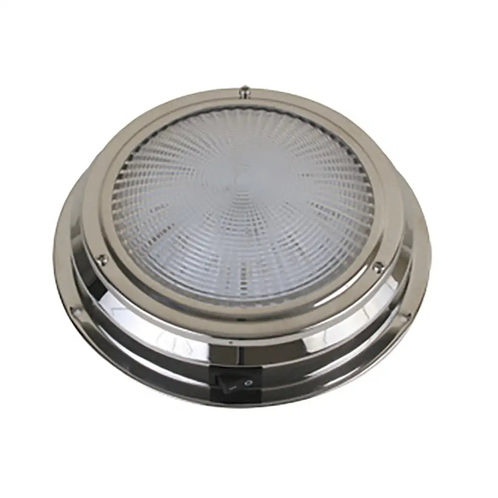Scandvik LED Dome Light - Traditional - Stainless Steel - 5.5’’ - 12V [41324P] - Dome/Down Lights
