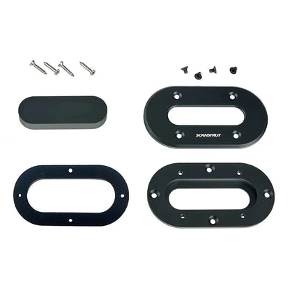 Scanstrut Black Anodized Aluminum Low-Profile Multi Cable Seal f/Cables Up to 15mm [DS-LP-MULTI-BLK] - Wire Management