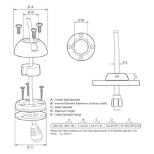 Scanstrut DS21B-P Vertical Cable Seal [DS21B-P] - Wire Management