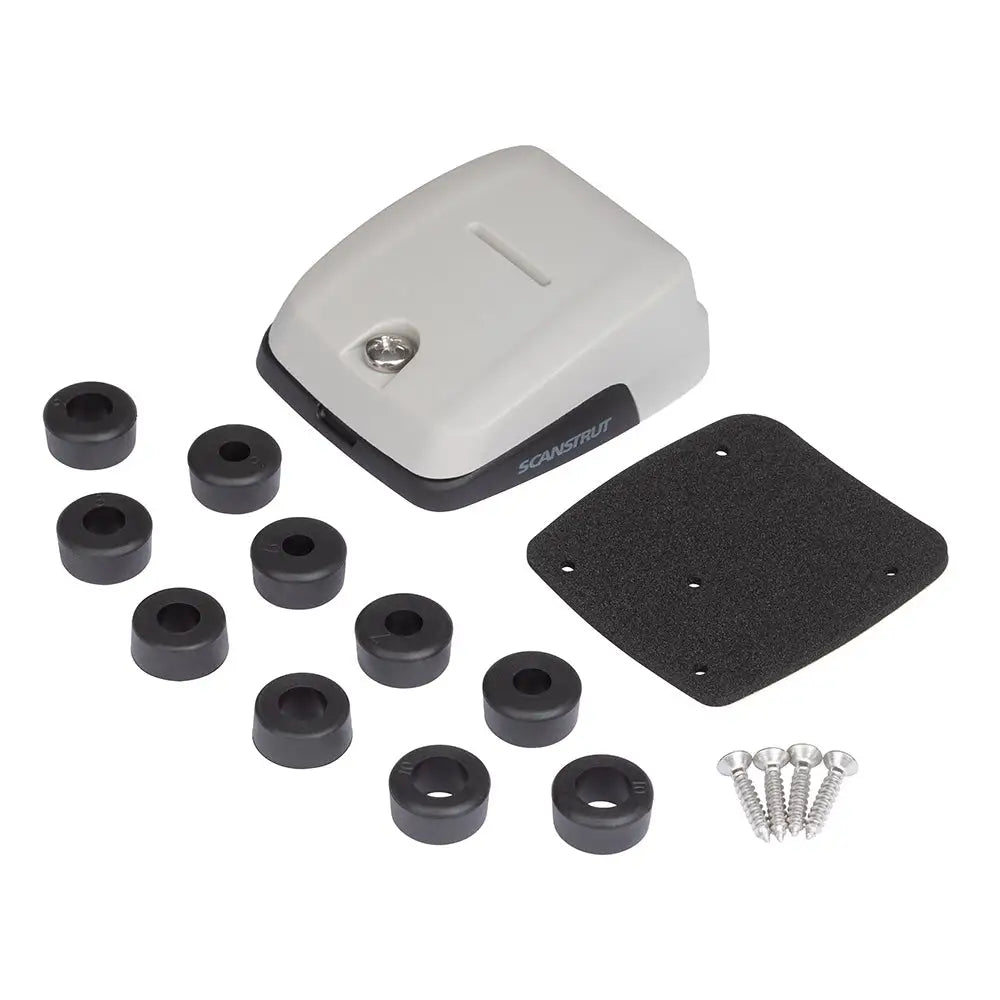 Scanstrut Horizontal Double-Entry Cable Seal - Grey - Multiple Cable Combinations [DS-HD10] - Wire Management