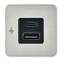 Scanstrut TILE USB-A/USB-C Interior Charging Socket - 12/24V - Stainless Steel Bezel [SC-TILE-11] - Accessories