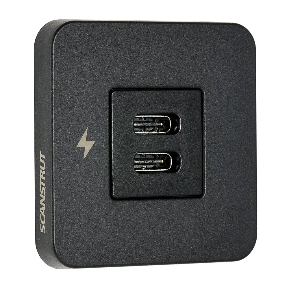 Scanstrut TILE USB-C Interior Charging Socket - 12/24V - Black Bezel [SC-TILE-20] - Accessories