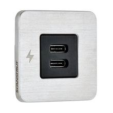 Scanstrut TILE USB-C Interior Charging Socket - 12/24V - Stainless Steel Bezel [SC-TILE-21] - Accessories