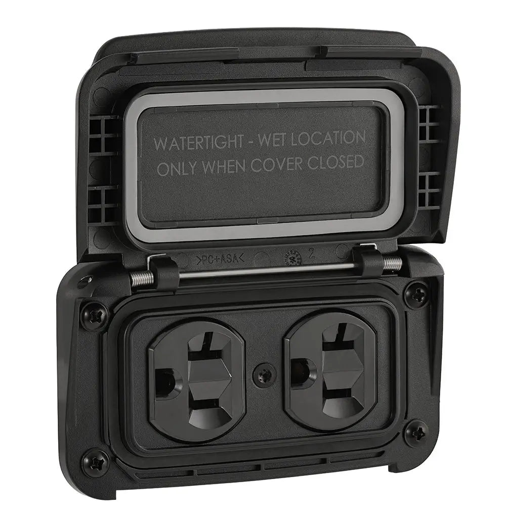 Scanstrut Ventura Series Dual AC Outlet - 125V - 20A [SC-V-P1] - Accessories