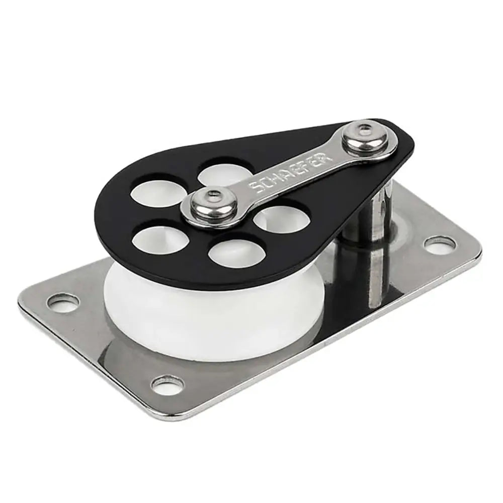 Schaefer Series 3 Flat Base/Alum Cheek/Delrin Sheave [303-09] - Blocks