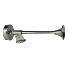 Schmitt Marine Deluxe All-Stainless Shorty Single Trumpet Horn - 12V [10009] - Horns