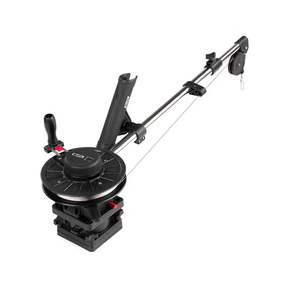 Scotty 1091 Telescoping 60’’ Longarm Combo Manual Downrigger w/ Swivel Base [1091] - Downriggers