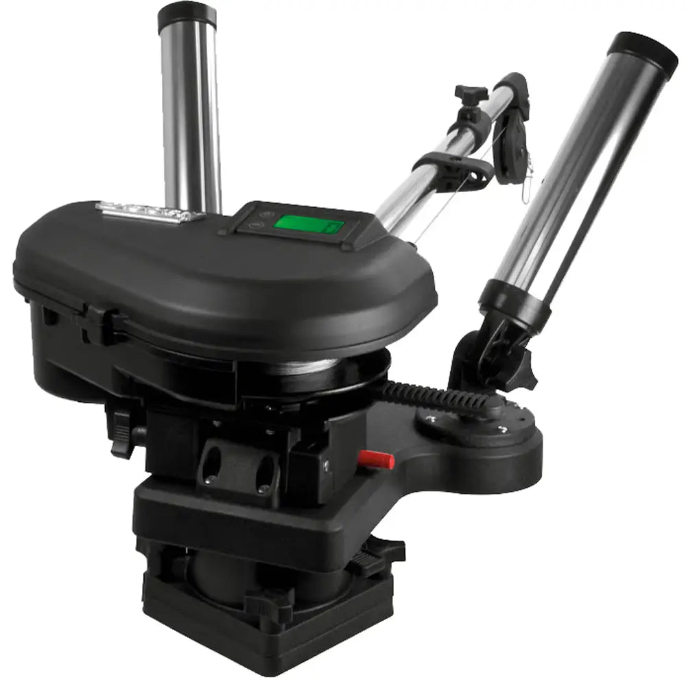 Scotty 2116 HP Depthpower Electric Downrigger 60’’ SS Telescoping Boom w/Swivel Base - Dual Rod Holder [2116]