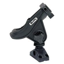 Scotty 280 Bait Caster/Spinning Rod Holder w/241 Deck/Side Mount - Black [280-BK] - Rod Holders