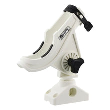 Scotty 280 Bait Caster/Spinning Rod Holder w/241 Deck/Side Mount - White [280-WH] - Rod Holders