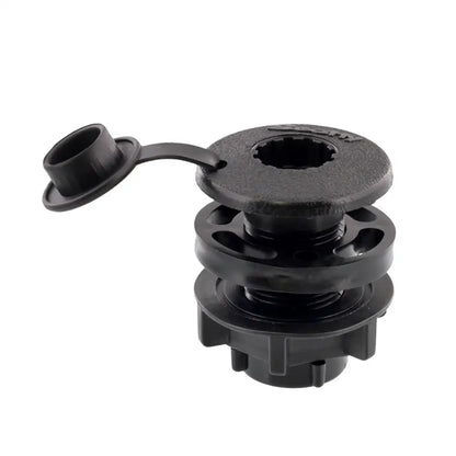 Scotty Compact Threaded Round Deck Mount [444-BK] - Accessories