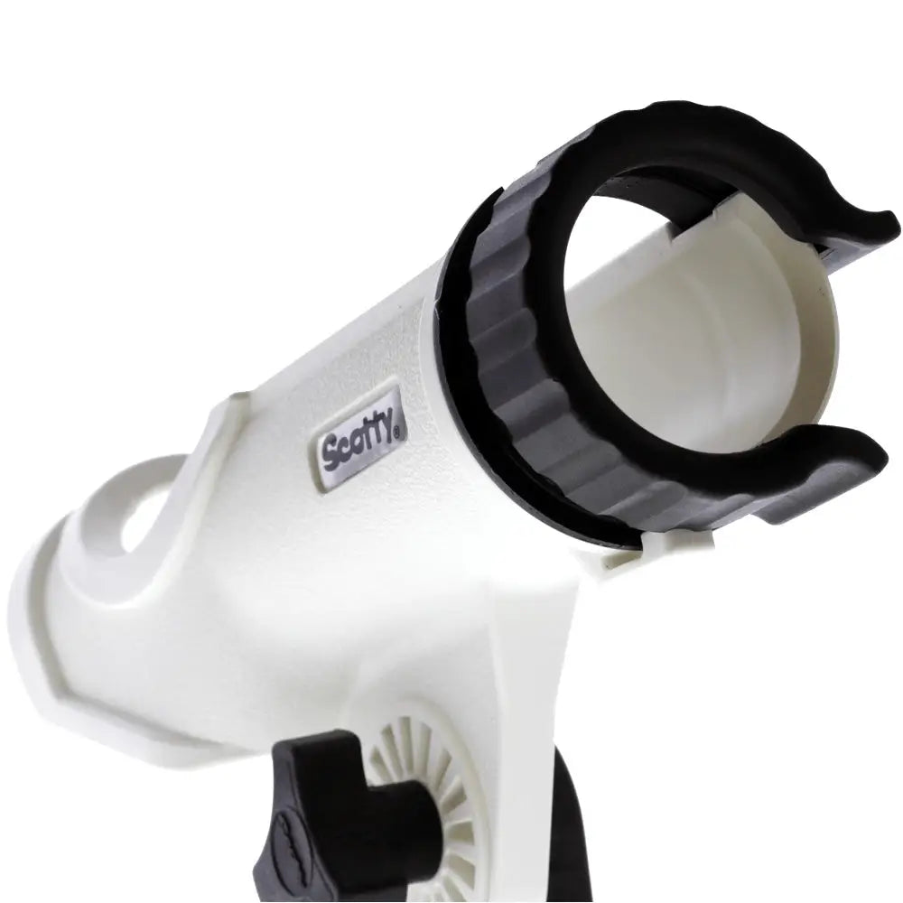 Scotty Powerlock Rod Holder White w/241 Side/Deck Mount [230-WH] - Rod Holders