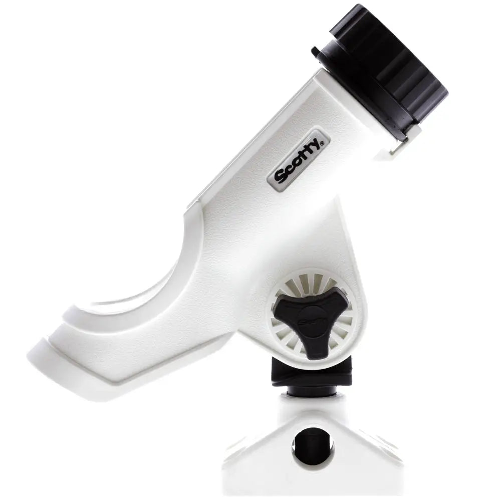 Scotty Powerlock Rod Holder White w/241 Side/Deck Mount [230-WH] - Rod Holders