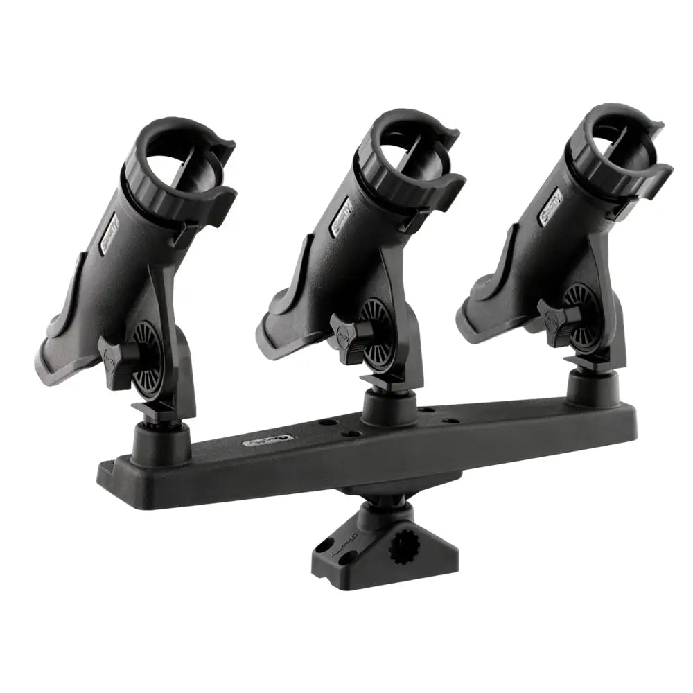 Scotty Triple Rod Holder w/3 230 Power Lock Rod Holders [256] - Rod Holders