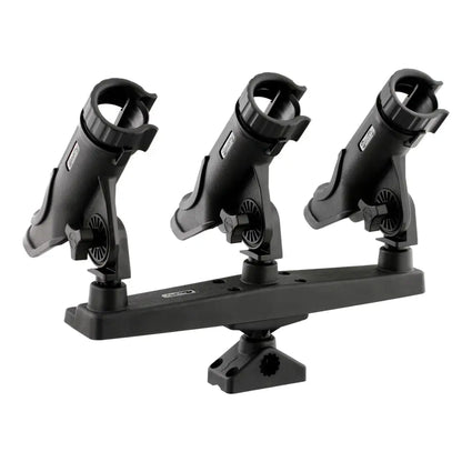 Scotty Triple Rod Holder w/3 230 Power Lock Rod Holders [256] - Rod Holders