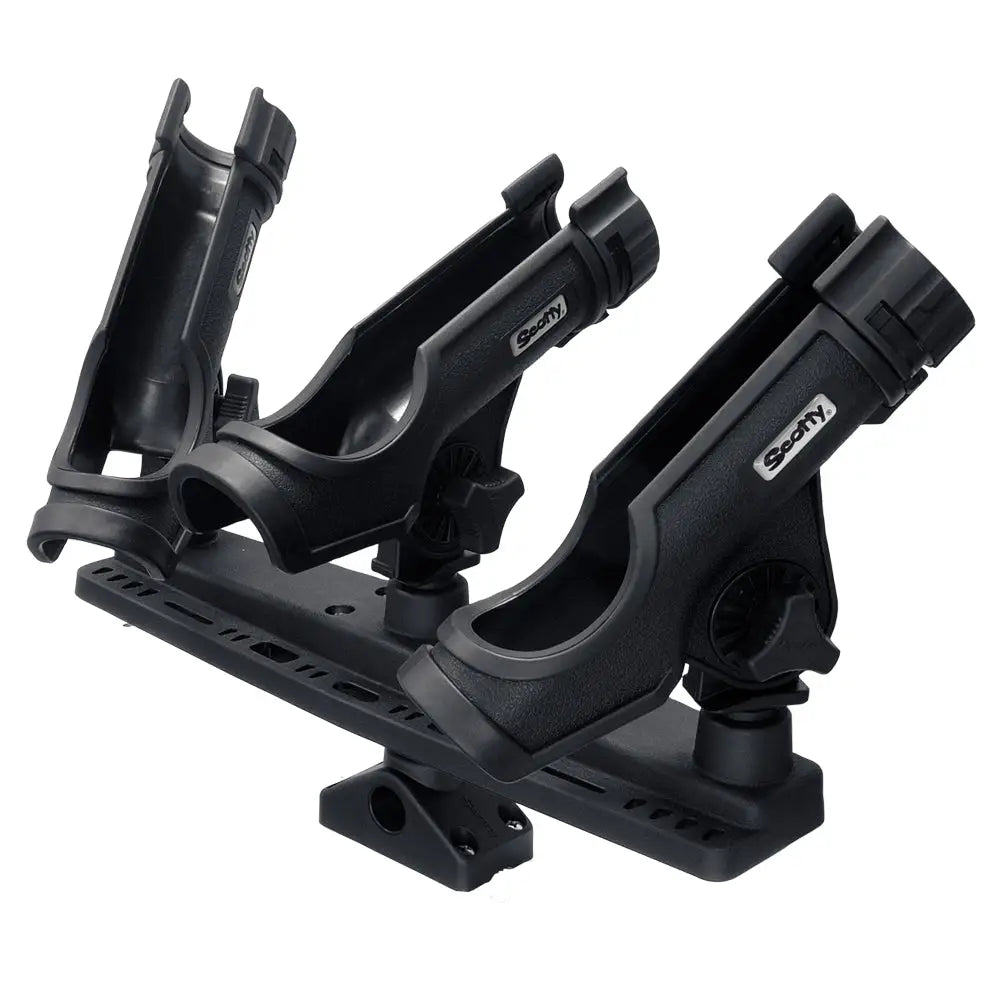 Scotty Triple Rod Holder w/3 230 Power Lock Rod Holders [256] - Rod Holders