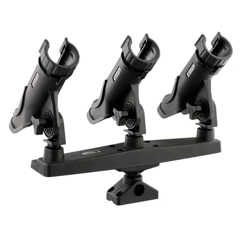 Scotty Triple Rod Holder w/3 230 Power Lock Rod Holders [256] - Rod Holders