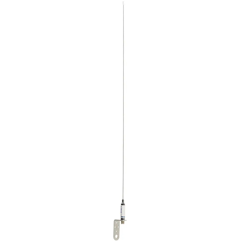 Scout 3’ 3dB Stainless VHF Whip Sailboat Antenna Bracket No Cable - Antennas