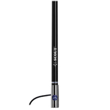 Scout 4’ Black VHF Antenna 3dB Stainless Steel Ferule w/5M RG-58 Includes PL-259 [PF AN NVHF00045T] - Antennas