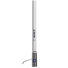 Scout 4’ White VHF Antenna 3dB Stainless Steel Ferule w/5M RG-58 Includes PL-259 [PF AN NVHF00044T] - Antennas