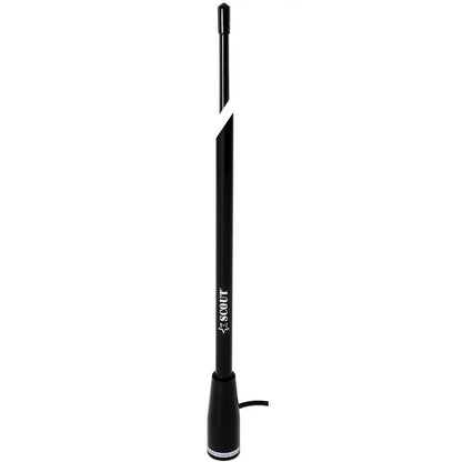 Scout 5’ Black VHF Antenna 3dB Nylon Ferrule w/5M RG-58 Coax KS-22 [PF AN NVHF00004T] - Antennas